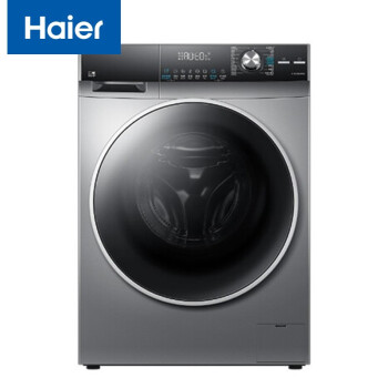 海尔（haier）G100158B12S 全自动滚筒洗衣机10公斤大容量 直驱变频智慧洗紫外线除菌
