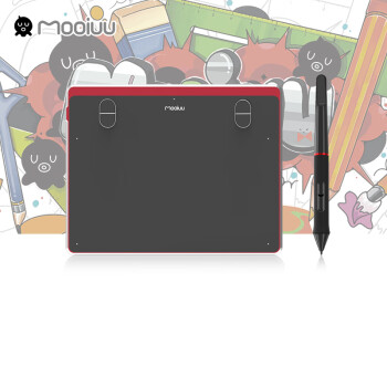 墨语（Mooiuu）B6数位板小号可连接手机绘画板网课板书手写板电脑画图板