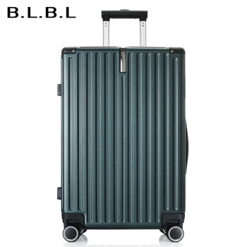 B.L.B.L行李箱男学生旅行箱拉杆箱女万向轮密码皮箱子24英寸军绿色6011