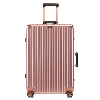 立都（LIDU）宏信复古行李箱铝框拉杆箱复古行李箱铝框拉杆箱(备注颜色)24吋