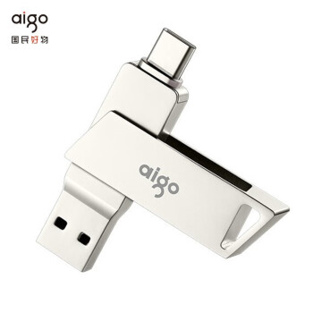 爱国者（aigo）128GB Type-C USB3.0 手机U盘 U350 双接口手机电脑用