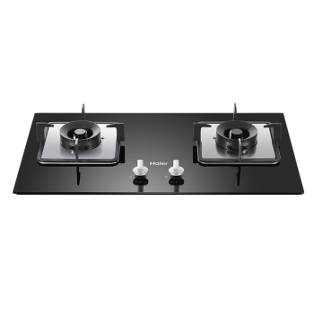 海尔（Haier）燃气灶天然气 双灶具 家用嵌入式5.2kw猛火 一级能效熄火保护台嵌两用 免改孔可调节底壳Q2BE3(天)