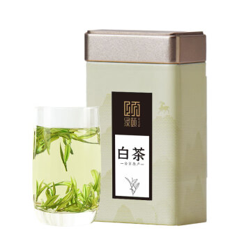 绿颐绿茶安吉白茶特级50g2024雨前罐装茶叶春茶自饮新茶上市