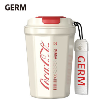 格沵（germ）可口可乐联名款菱形咖啡杯白390ml