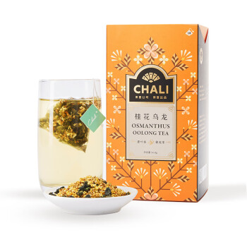 CHALI茶里 桂花乌龙茶盒装 茶包甘草桂花养生花茶18包/盒 54g