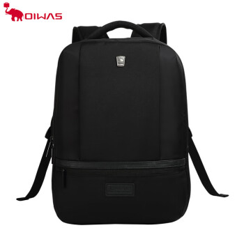爱华仕（OIWAS）双肩包 大容量出差休闲时尚背包简约商务电脑包 OCB4219黑色