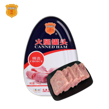 梅林 精选火腿午餐肉火腿肠罐头 纯肉午餐肉 火锅搭档 340g 中粮出品