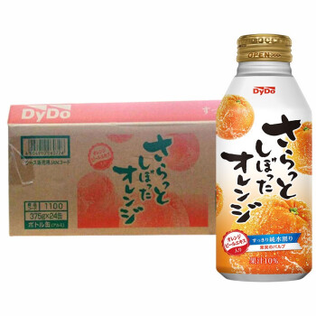 dydo达亦多日本原装进口橙汁饮料375g24罐一箱装