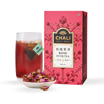 茶里（ChaLi）玫瑰普洱袋泡茶 三角包拼配花茶(3g*18袋）