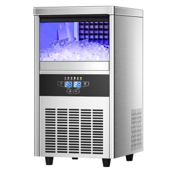 广绅（ GS） 制冰机商用32冰格方冰全自动大型造冰机家用奶茶店冰块机GSF32（日产40kg）