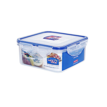 乐扣乐扣（LOCK&LOCK）塑料保鲜盒大容量透明食物冰箱收纳盒 多容量选择 HPL854 600ML