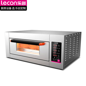 乐创（lecon）商用烤箱大型大容量蛋糕披萨烤箱商用电烤箱烘焙面包月饼焗炉 一层一盘 J1-YXD-Z101(220V)