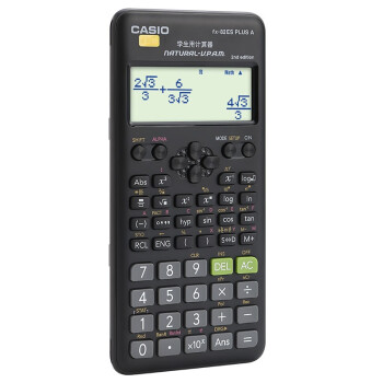 卡西欧（CASIO）计算器FX-82ES PLUS A-2函数科学计算器大学高中初中学生考试用智黑色