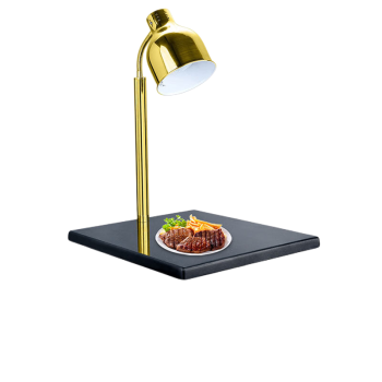 维纳仕大理石台式自助餐食物保温灯酒店商用加热灯食品烤肉暖食灯单头金