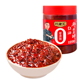 川老汇0添加红油郫县豆瓣酱500g 调味料辣椒酱