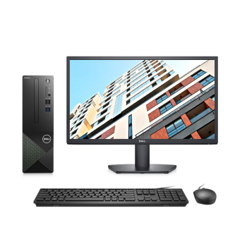 戴尔(Dell)成就3020 台式电脑主机(酷睿13代i3-13100 16G 256GSSD+1TB)21.5英寸显示器 高性能CPU