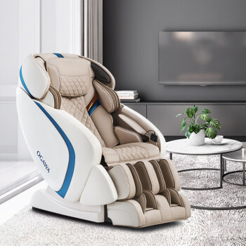 奥佳华（OGAWA）按摩椅 OG-7808Plus 全身自动智能按摩椅子家用按摩椅 零重力太空舱蓝牙音乐7808PLUS 皓月白