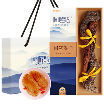 福东海 肉苁蓉250克 特级肉苁蓉整根（大2根）内蒙阿拉善产肉苁松蓉片锁阳淫羊藿泡茶男性泡酒礼物