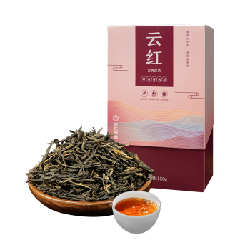 京东京造【央视兴农典范】百年古树滇红红茶云红150g 口粮自饮办公室茶叶