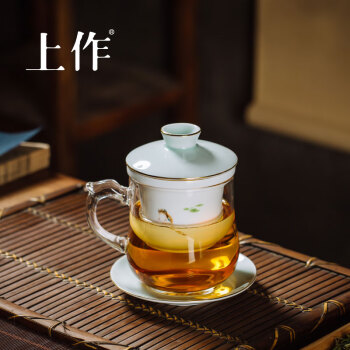 上作【春池】茶水壶茶水分离茶具SZ21202YQ 