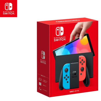 任天堂（Nintendo） Switch日版游戏机 续航加强版ns掌机 日版 OLED 红蓝色