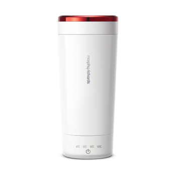 摩飞电器（Morphyrichards）电水壶 烧水壶便携式家用旅行电热水壶 随行冲奶泡茶办公室养生保温杯MR6060白