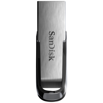 闪迪（SanDisk）128GB 定制图文版U盘 CZ73酷铄 银色金属外壳 内含安全加密软件  (定制联系客服)