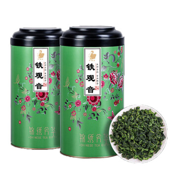 韵君子2023年新茶春茶安溪铁观音250g*2罐 浓香型 乌龙茶叶