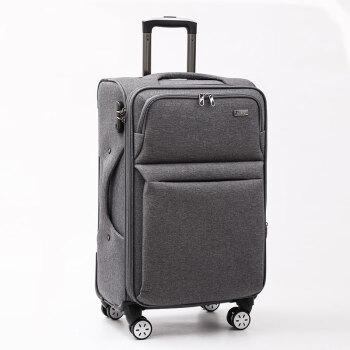 立都（LIDU）牛津布旅行箱万向轮帆布行李箱深灰色26英寸下单备注颜色