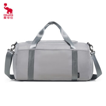 爱华仕（OIWAS）休闲出差旅游箱包 运动旅行袋 手提包休闲斜挎包OCN7076 灰色