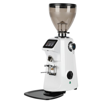 QKEJQ   磨豆机意式电动商用数控咖啡研麿机74mm刀盘   白色