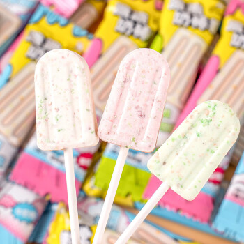 WiFi  冰淇淋跳跳糖糖果混装 零食奶棒糖100g（约12支）/件   8件起售