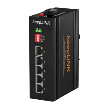 keepLINK  KP-9000-65-5TX 工业级以太网交换机 百兆5电口非管理型