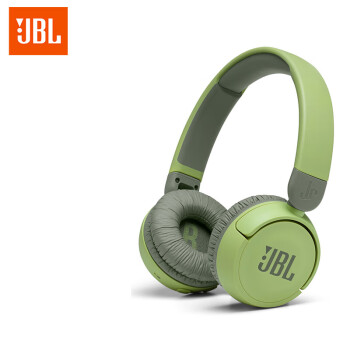 JBL JR310BT 头戴式无线蓝牙儿童耳机 在线网课学生学习 隔离噪音 绿色