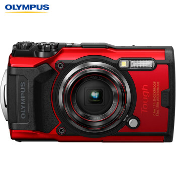 奥林巴斯（OLYMPUS）TG-6 数码相机 多功能运动相机 tg6照相机 卡片机 微距潜水 户外旅游 4K视频 红色