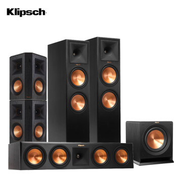 杰士（Klipsch） RP-280F 家庭影院5.1 电视音箱 落地影院 组合音响 客厅影院 R-112SW低音炮套装