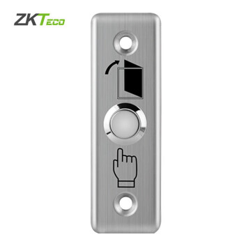 ZKTeco/熵基科技 门禁窄条开关 考勤门禁系统一体机出门复位金属按钮 单个装