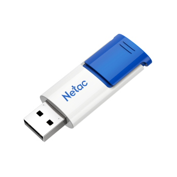 朗科（Netac）32GB USB2.0 U盘U182 推拉式电脑车载两用闪存盘 加密U盘