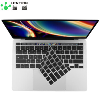 蓝盛（lention）苹果MacBook Pro13.3英寸键盘膜 新2020款touch bar笔记本电脑超薄键盘保护膜 黑色