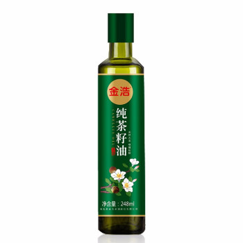 金浩（JINHAO）食用油 压榨 纯茶籽油 248ml