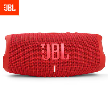 JBL 便携式蓝牙音箱+低音炮CHARGE5户外防水防尘 音乐冲击波五代桌面音响 增强版赛道扬声器 红色