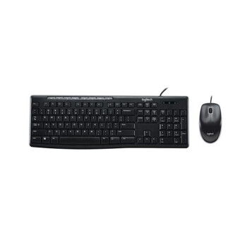 罗技（Logitech）MK200多媒体键鼠套装 鼠标键盘套装 有线鼠标键盘 办公键鼠 全尺寸 MK200