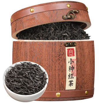 音朗 茶叶 小种红茶 新茶正宗高山茶原产浓香型自己喝木桶礼盒装500g 