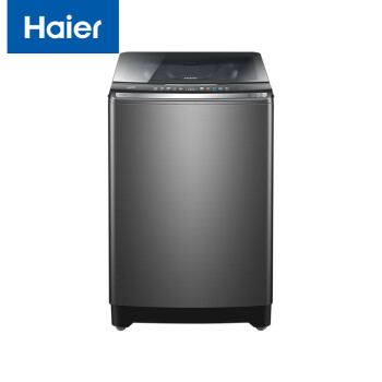 海尔（Haier）10公斤波轮洗衣机 全自动直驱变频双动力纤沐洗 XQS100-BZ358 极夜灰