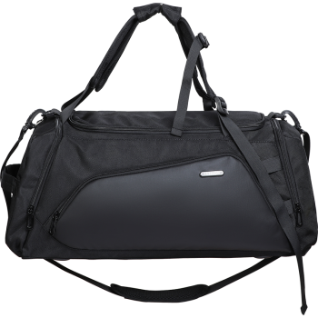 viney背包旅行包男干湿分离运动健身包男手提包短途出差大容量行李包旅行袋黑色