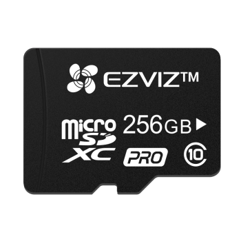 萤石（EZVIZ）视频监控 摄像头 专用Micro SD存储卡TF卡 256GB Class10