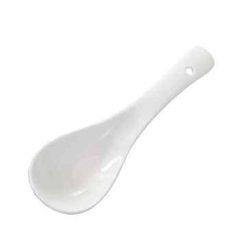 帕玛陶瓷小勺 小汤勺饭勺调羹汤匙酒店用餐勺14cm*4cm