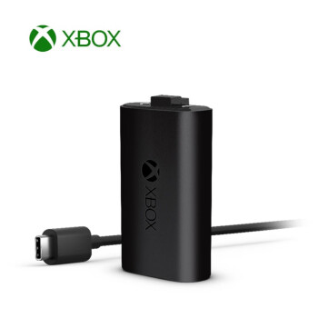 微软Xbox游戏手柄 同步充电套件+USB-C线缆| 锂离子充电电池 Type-C快充 Xbox无线控制器/手柄专用