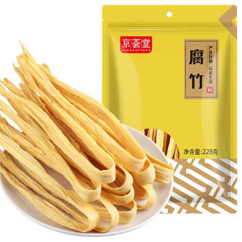 京荟堂食品 南北干货黄豆制品火锅凉拌 腐竹228g/包 3包起售