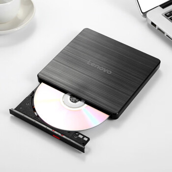 联想（Lenovo）8倍速 外置光驱 外置DVD刻录机 移动光驱 外接光驱 黑色(兼容Windows/苹果MAC双系统/GP70N) J